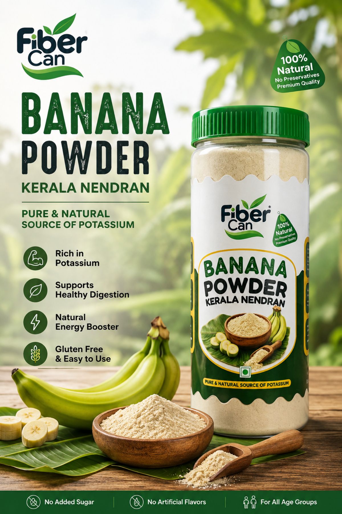 FiberCan Banana Powder
